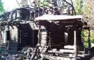 Spłonęła leśniczówka w Bieszczadach