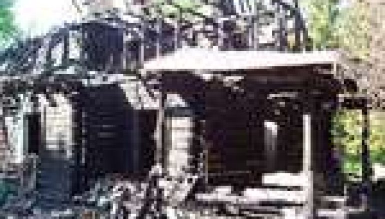 Spłonęła leśniczówka w Bieszczadach