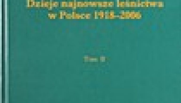 Dzieje najnowsze leśnictwa w Polsce 1918-2006