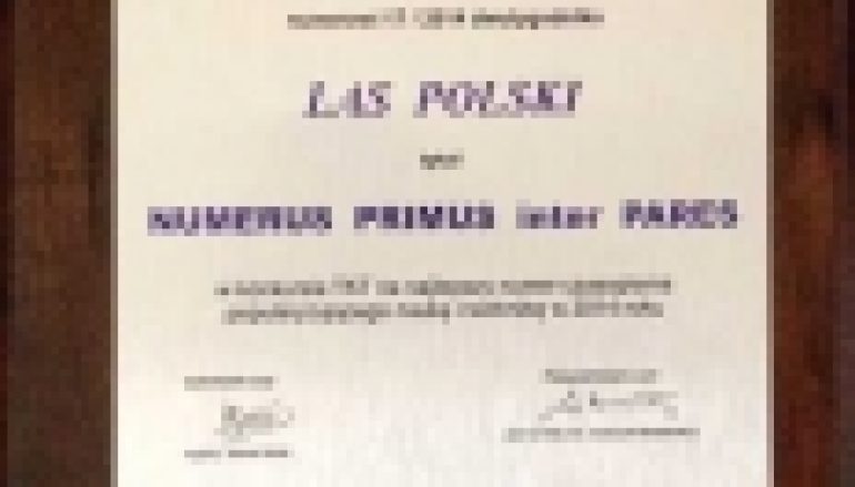 Numerus Primus Inter Pares 2014 – „Las Polski” najlepszy