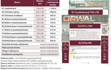 Formaty reklamowe i cennik